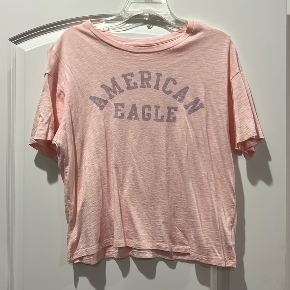 American Eagle Crop Tee